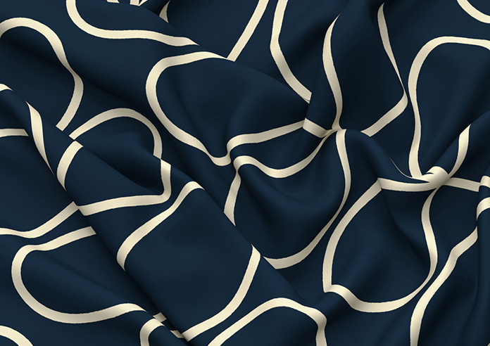 Orla Kiely Jumbo Linear Stem, Whale - Roman Blind - Image 4